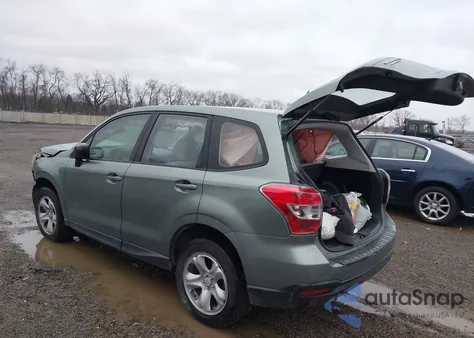 2014 Subaru Forester 2.5I из США, поврежденный, VIN JF2SJAAC2EG478196